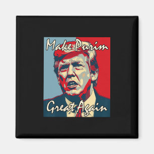 Make Purim Great Again Trump Purim Kostüm Party J Magnet