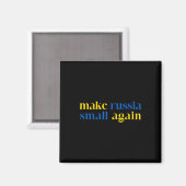 Make Russia Small Again Ukraine-Flaggenfarbe Magnet (Vorderseite/Rückseite)