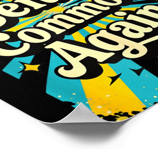 Make Sense Common Again  Poster (Ecke)