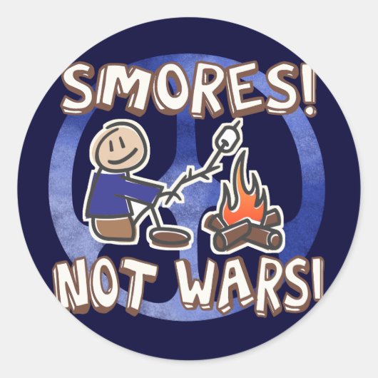 Make S'more not Wars Aufkleber (Vorderseite)