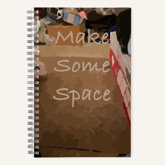 Make Some Space Bullet Journal Notebook Notizblock (Vorderseite)