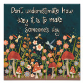 "Make Someone's Day" Inspirivity Foto Print (Vorne)