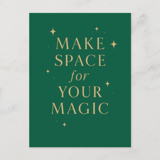 Make Space for Your Magic Postkarte (Vorderseite)