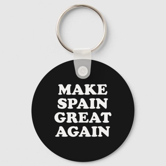 Make Spain Great Again Parodie  Schlüsselanhänger (Vorderseite)