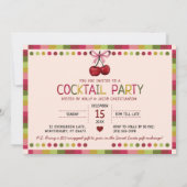 Make Spirits Bright Cat Christmas Cocktail Party Einladung (Rückseite)