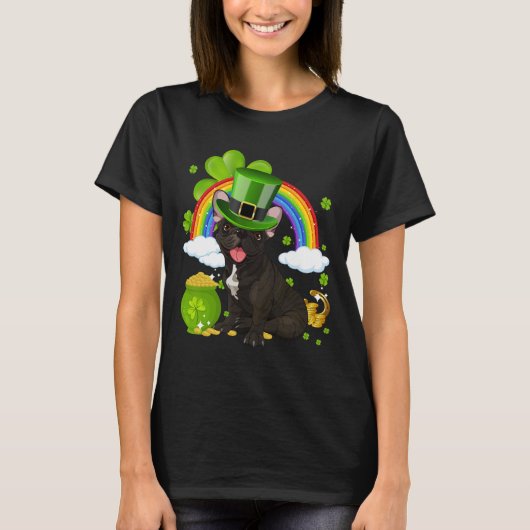Make St Patricks Day Great Again Funny Bulldog Men T-Shirt (Vorderseite)
