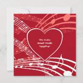 MAKE SWEET MUSIC | Herz - Musikalische Bemerkungen (Vorderseite)