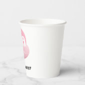 Make-Sweet Zuneigung "Best MAMA Ever" Papiertasse Pappbecher (Rückseite)