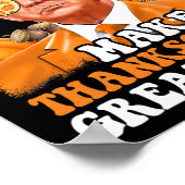 Make Thanksgiving Great Again Herbst Herbstlaub T Poster (Ecke)