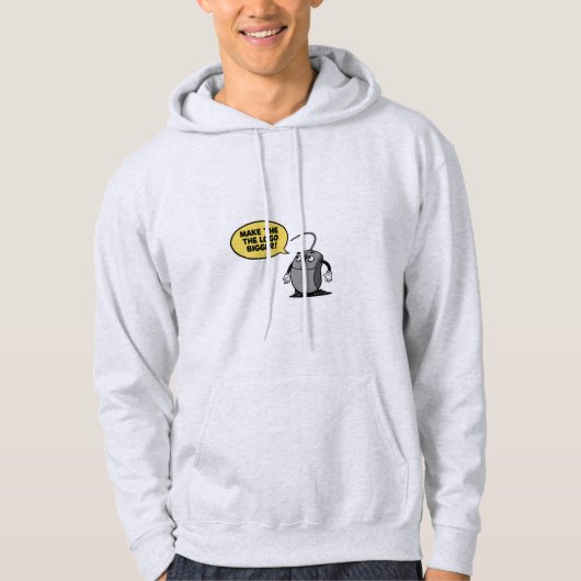 Make the Logo Bigger Mouse Hoodie (Vorderseite)