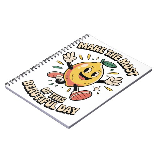 Make the Most – Lemon Journal Joy Notizblock (Linke Seite)