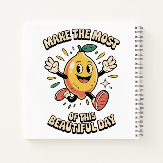 Make the Most – Lemon Journal Joy Notizblock (Rückseite)