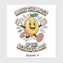 Make the Most – Lemon Vinyl Sticker