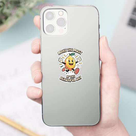  Make the Most – Lemon Vinyl Sticker (Telefon)