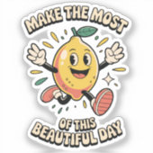  Make the Most – Lemon Vinyl Sticker (Vorderseite)