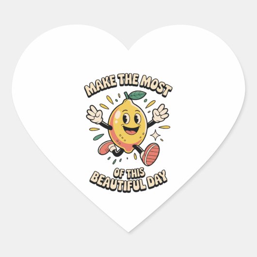 Make the Most – Lemon Vinyl Sticker (Vorderseite)