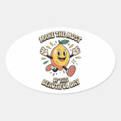 Make the Most – Lemon Vinyl Sticker (Vorderseite)
