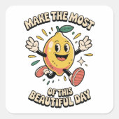 Make the Most – Lemon Vinyl Sticker (Vorderseite)