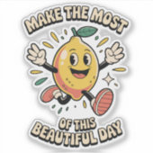  Make the Most – Lemon Vinyl Sticker (Vorderseite)