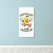 Make the Most – Zitronenposter-Kunst Leinwanddruck (Insitu (Holzboden))