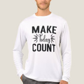 Make Today Count-68543 Tri-Blend Shirt (Vorderseite)