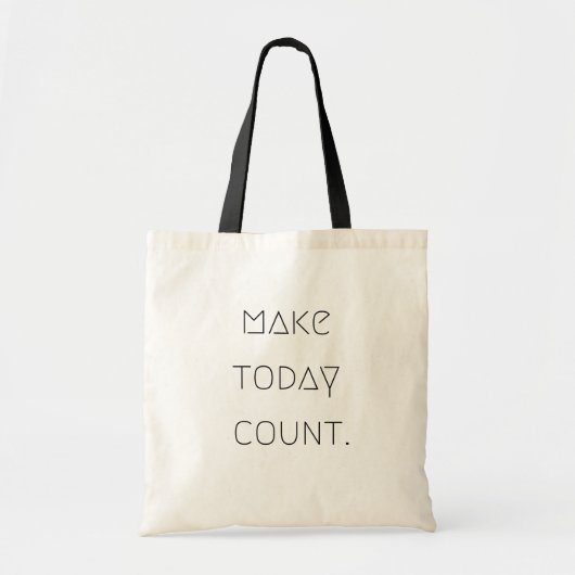 make.today.count. Einkaufs- & Tragetaschen (Vorne)
