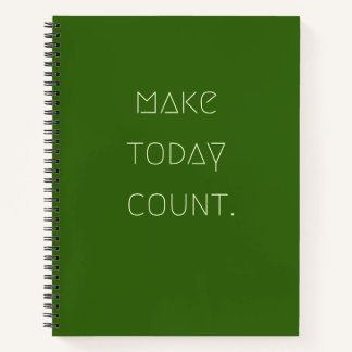 make.today.count. Notebooks und Journale Notizblock