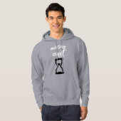 "Make Today Count": Text des inspirierenden Sprich Hoodie (Vorne ganz)