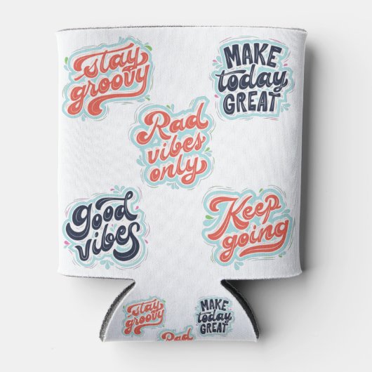 Make Today Great motivational quotes Dosenkühler (Vorderseite)