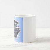 'Make Today Great' Schwarze Buchstaben Typografie Kaffeetasse (Mittel)