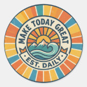 Make Today Great Sticker (Vorderseite)