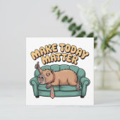 Make Today Matter Einladung (Stehend Vorderseite)