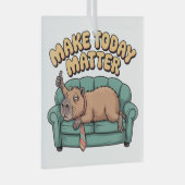 Make Today Matter Ornament Aus Glas (Vorderseite Rechts)