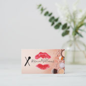 Make-Tools | Lipstick Kiss Stain Visitenkarte (Stehend Vorderseite)