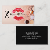 Make-Tools | Lipstick Kiss Stain Visitenkarte (Vorne/Hinten)