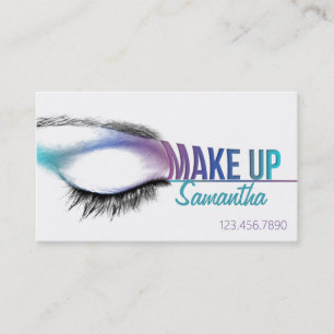Make up artier business card Makeup artist Visitenkarte