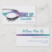 Make up artier business card Makeup artist Visitenkarte (Vorne/Hinten)
