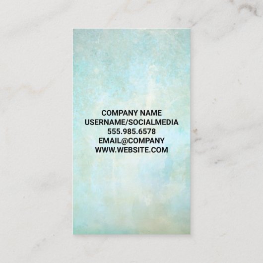 Make up Artist Brush Tools Visitenkarte (Rückseite)