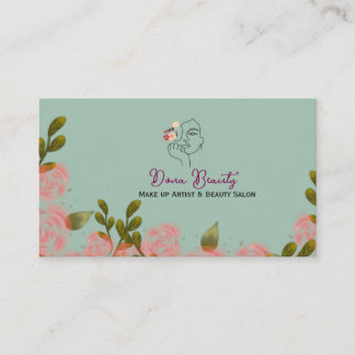 Make Up Artist Business Card Visitenkarte