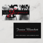 Make-up Artist Business Card Visitenkarte (Vorne/Hinten)
