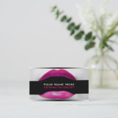 Make-up Artist Business Cards Visitenkarte (Stehend Vorderseite)