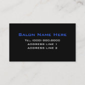 Make-up Artist Business Cards Visitenkarte (Rückseite)