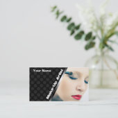 Make-up Artist Business Cards Visitenkarte (Stehend Vorderseite)
