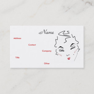 Make-up Artist Classic III Business Card Visitenkarte