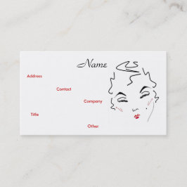 Make-up Artist Classic V Business Card Visitenkarte