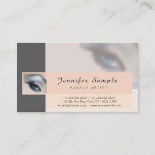 Make up Artist Cosmetologist Silk Finish Luxe Visitenkarte