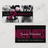 Make-up Artist Cosmetology Salon Beauty Business Visitenkarte (Vorne/Hinten)