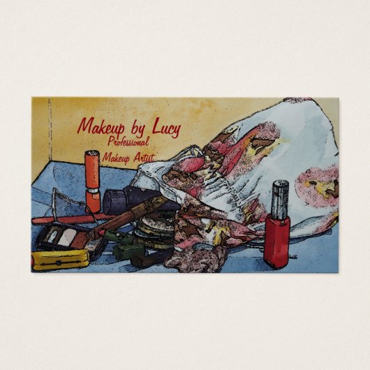 Make-up Artist Design Retro Make-up Tasche Kosmeti (Vorderseite)