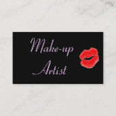 Make-up Artist Diva Lips V Visitenkarte (Rückseite)