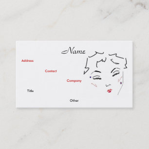Make-up Artist Diva Lips V Visitenkarte
